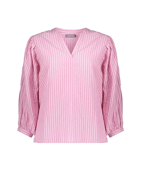 Geisha Blouse Embroidery Stripe