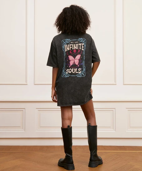 Lofty Manner T-shirt Jurk Roxy