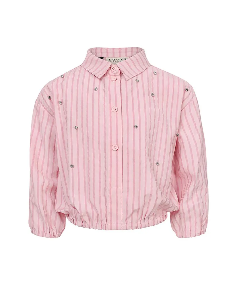 LOOXS 10sixteen Blouse Cropped Stripe