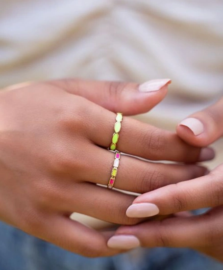 My Jewellery Ring Bubble Green